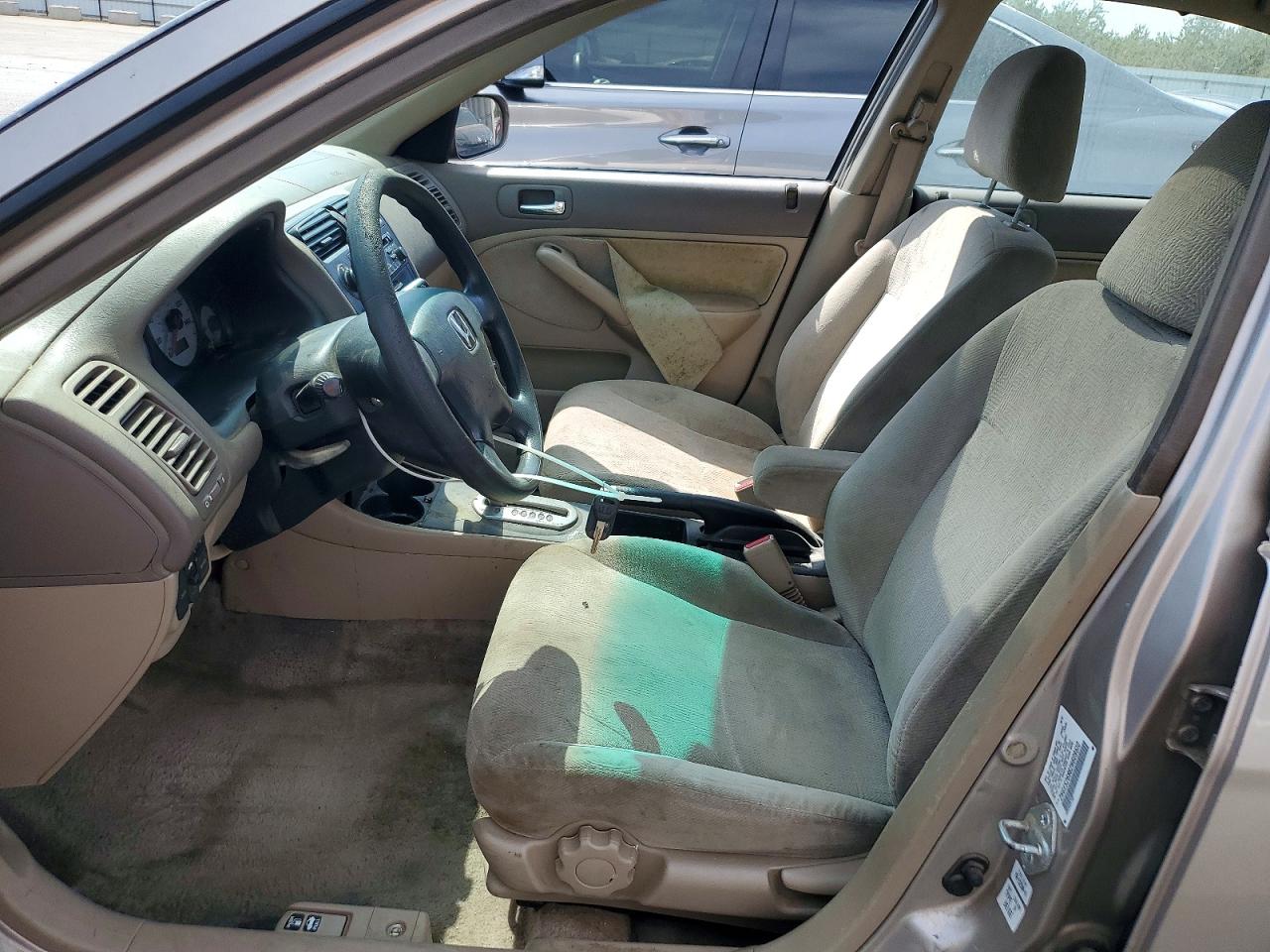 2002 Honda Civic Ex Tan vin: 2HGES26882H609510