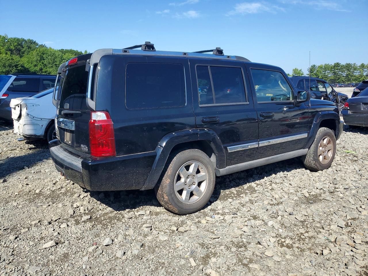 2006 Jeep Commander Limited Black vin: 1J8HH58286C323274
