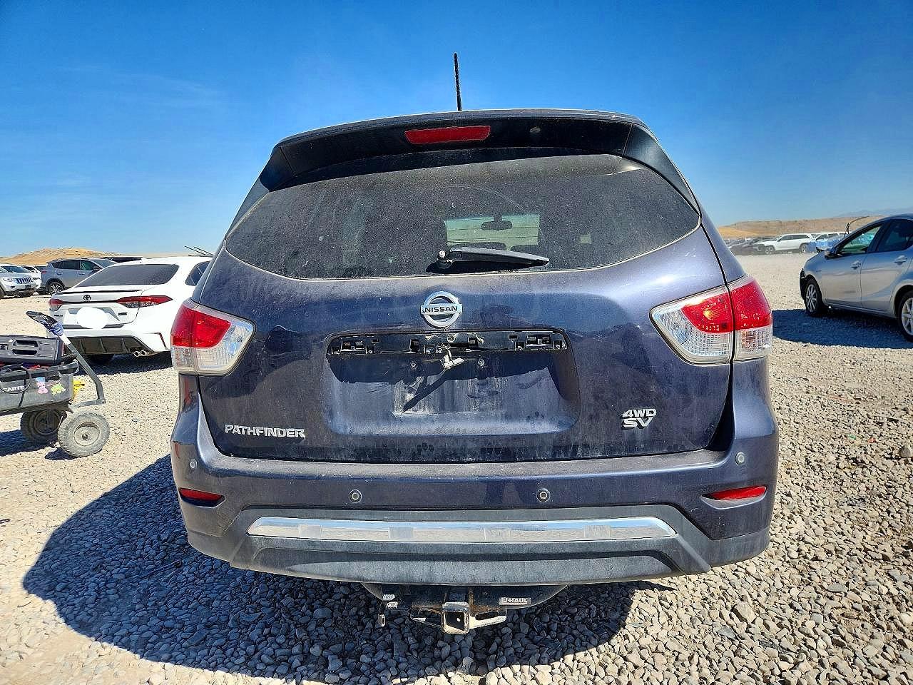 2014 Nissan Pathfinder S Gray vin: 5N1AR2MMXEC693521