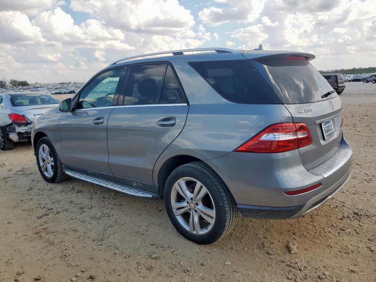 2015 Mercedes-benz Ml 350 Gray vin: 4JGDA5JB6FA466588