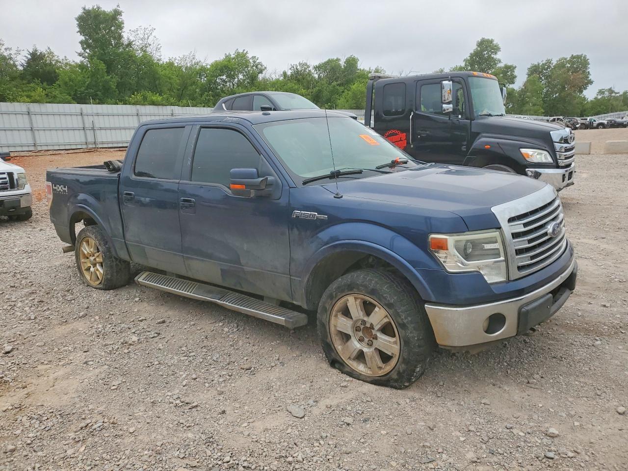 2013 Ford F150 Supercrew Blue vin: 1FTFW1EF2DKF14096