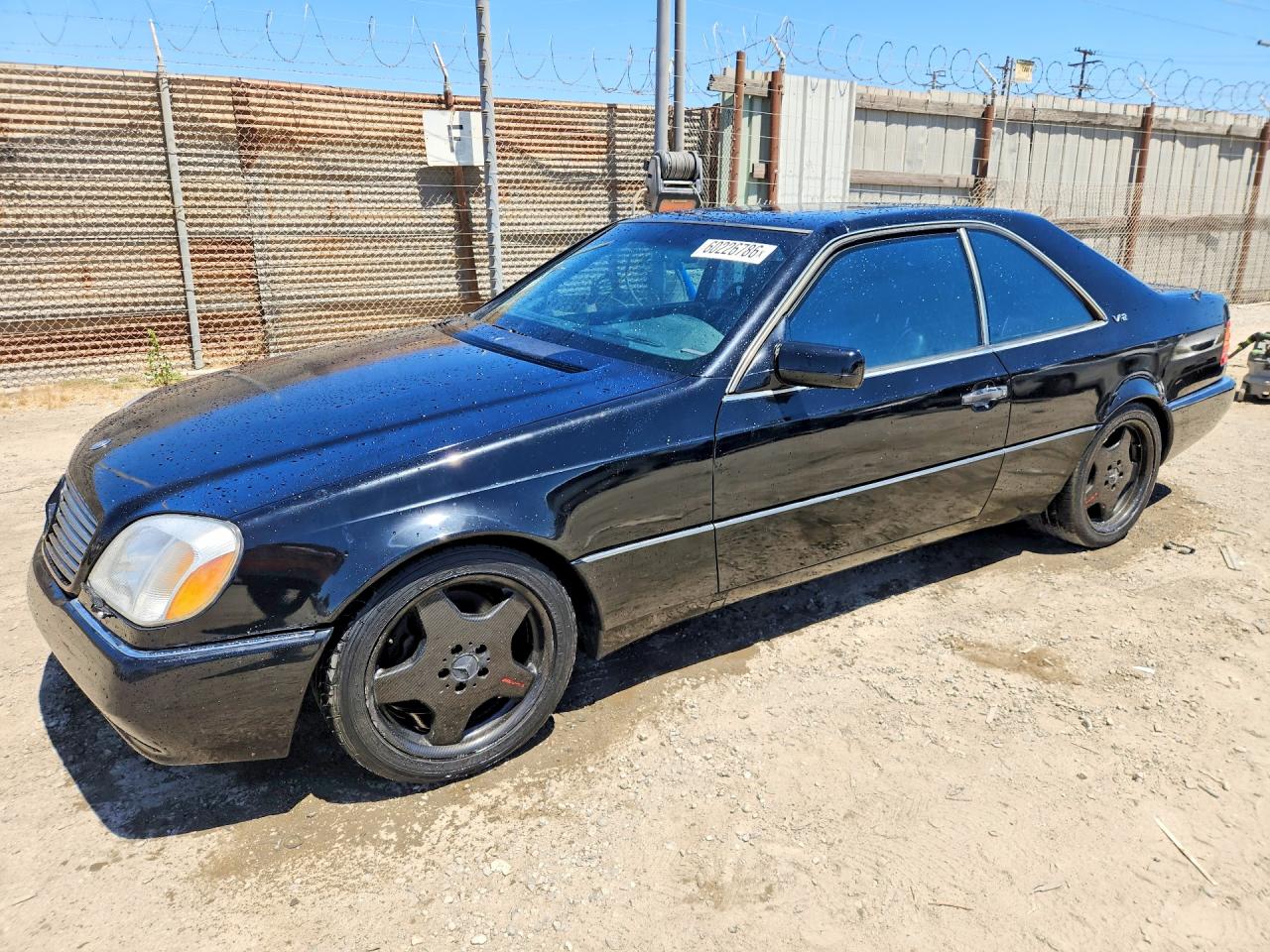 1997 Mercedes-benz S 600 Black vin: WDBGA76G9VA354673