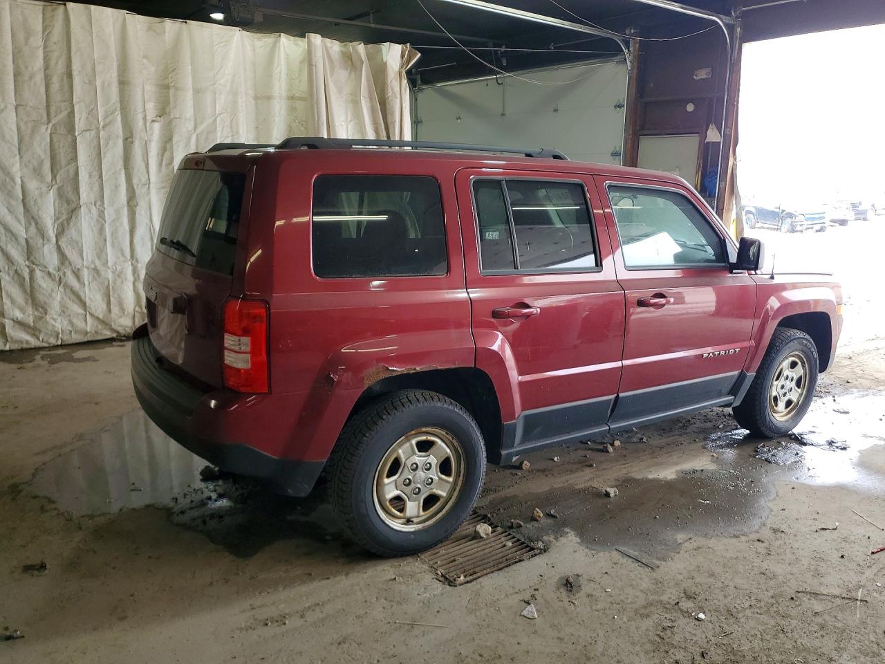 2015 Jeep Patriot Sport Maroon vin: 1C4NJRBB8FD130938