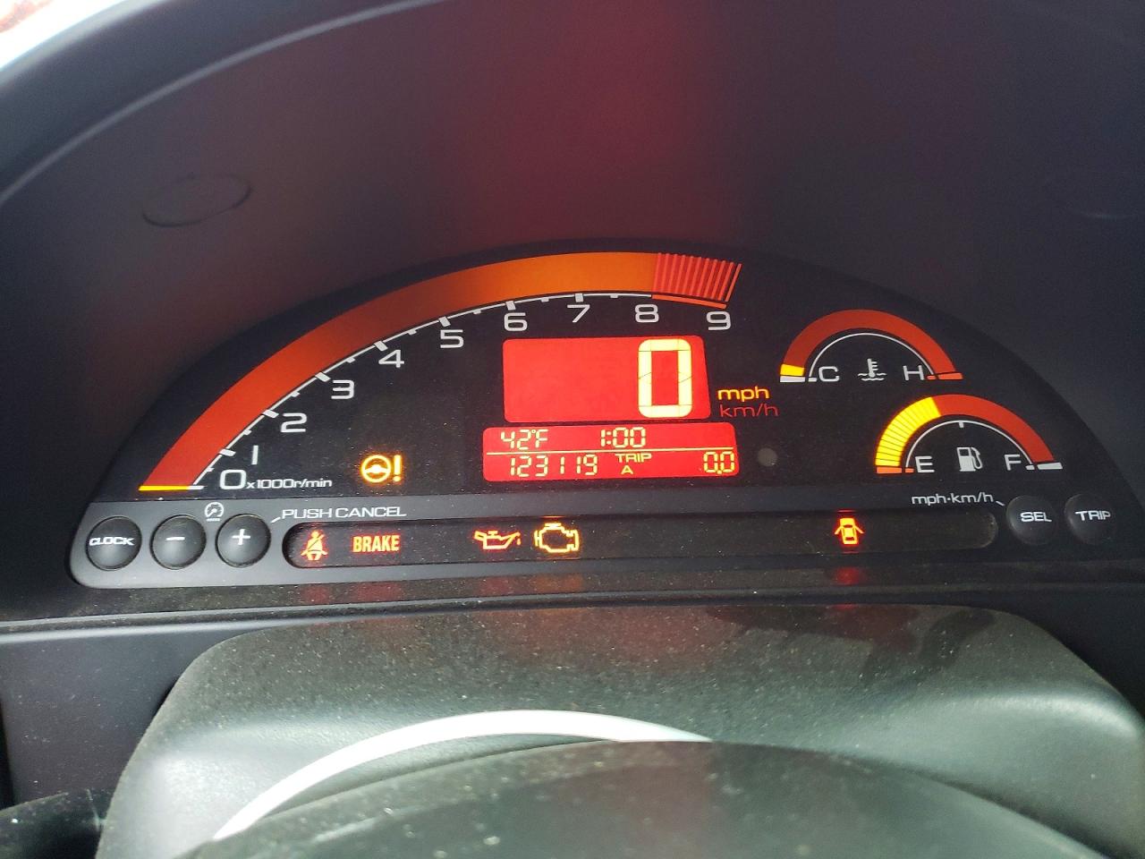 2007 Honda S2000 Red vin: JHMAP21417S003578