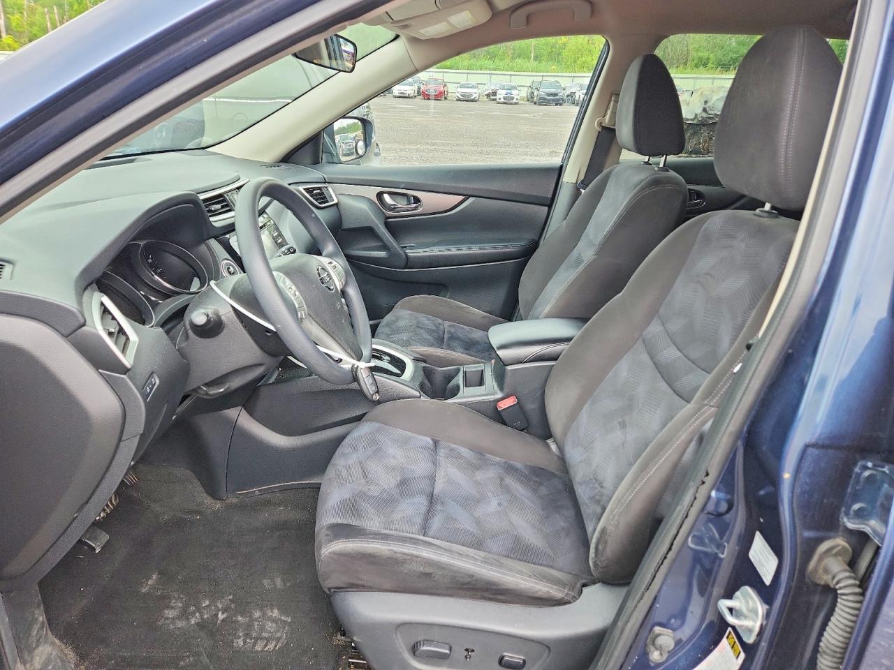 2015 Nissan Rogue Sv Blue vin: KNMAT2MV8FP544551