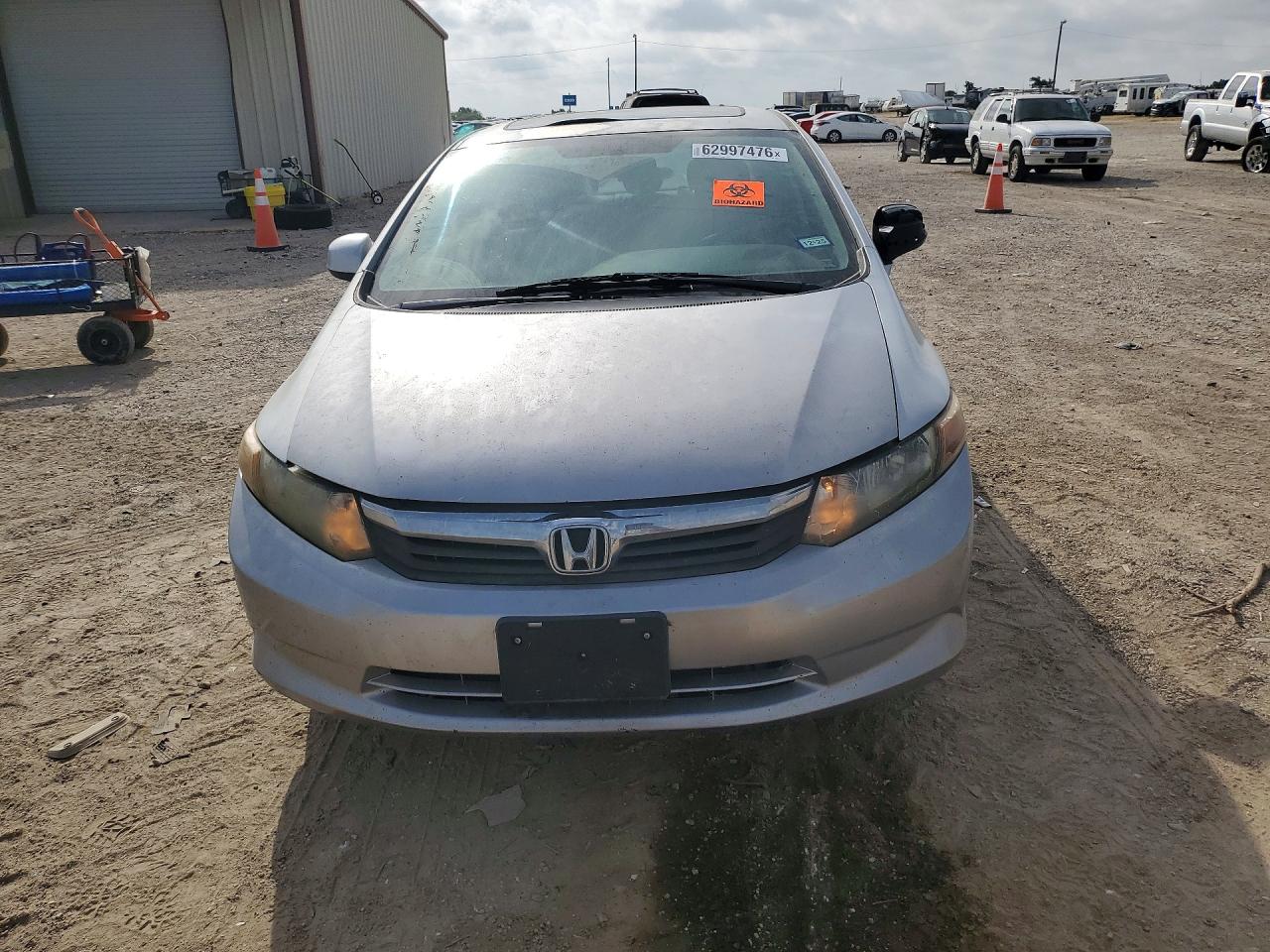 2012 Honda Civic Ex Silver vin: 2HGFB2F82CH588000