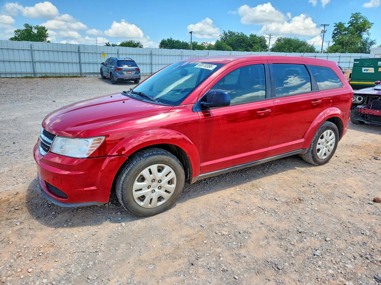 2015 Dodge Journey Se Red vin: 3C4PDCAB1FT587941
