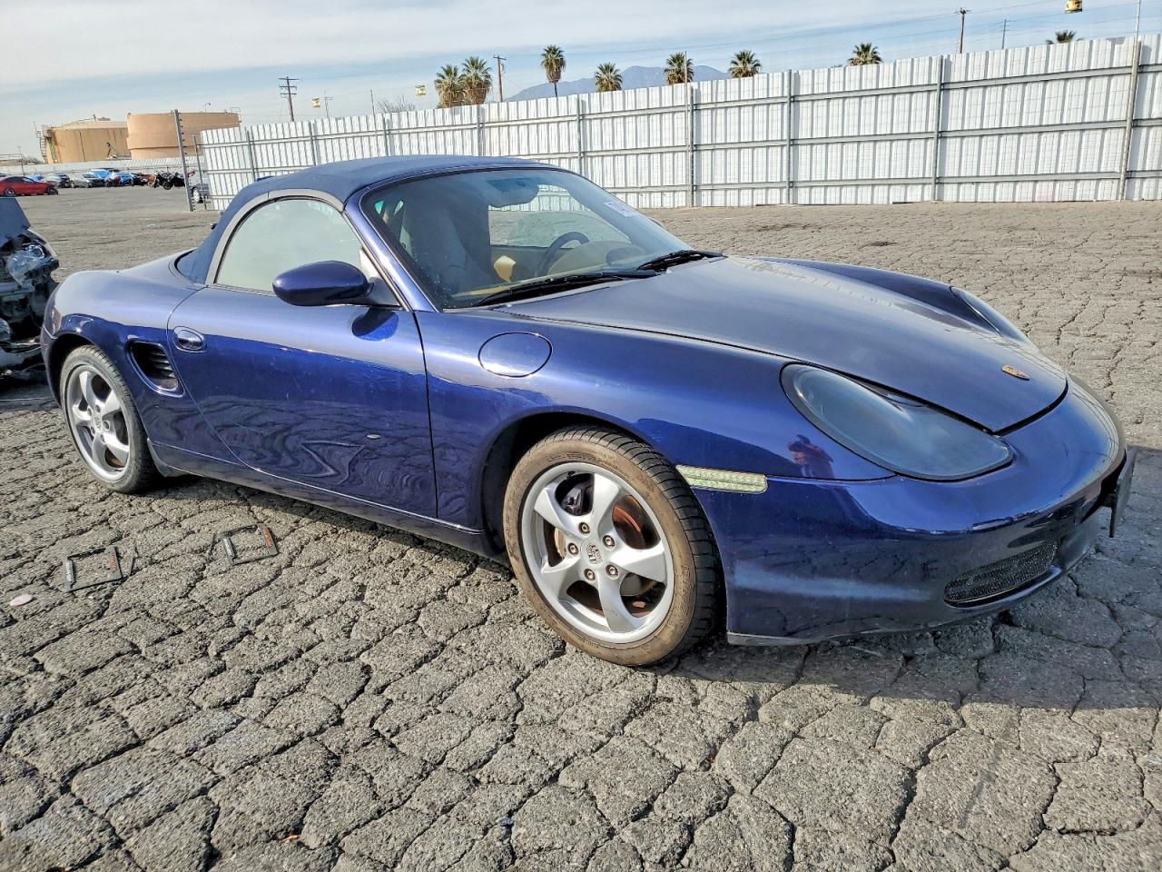 2001 Porsche Boxster Blue vin: WP0CA29831S620183