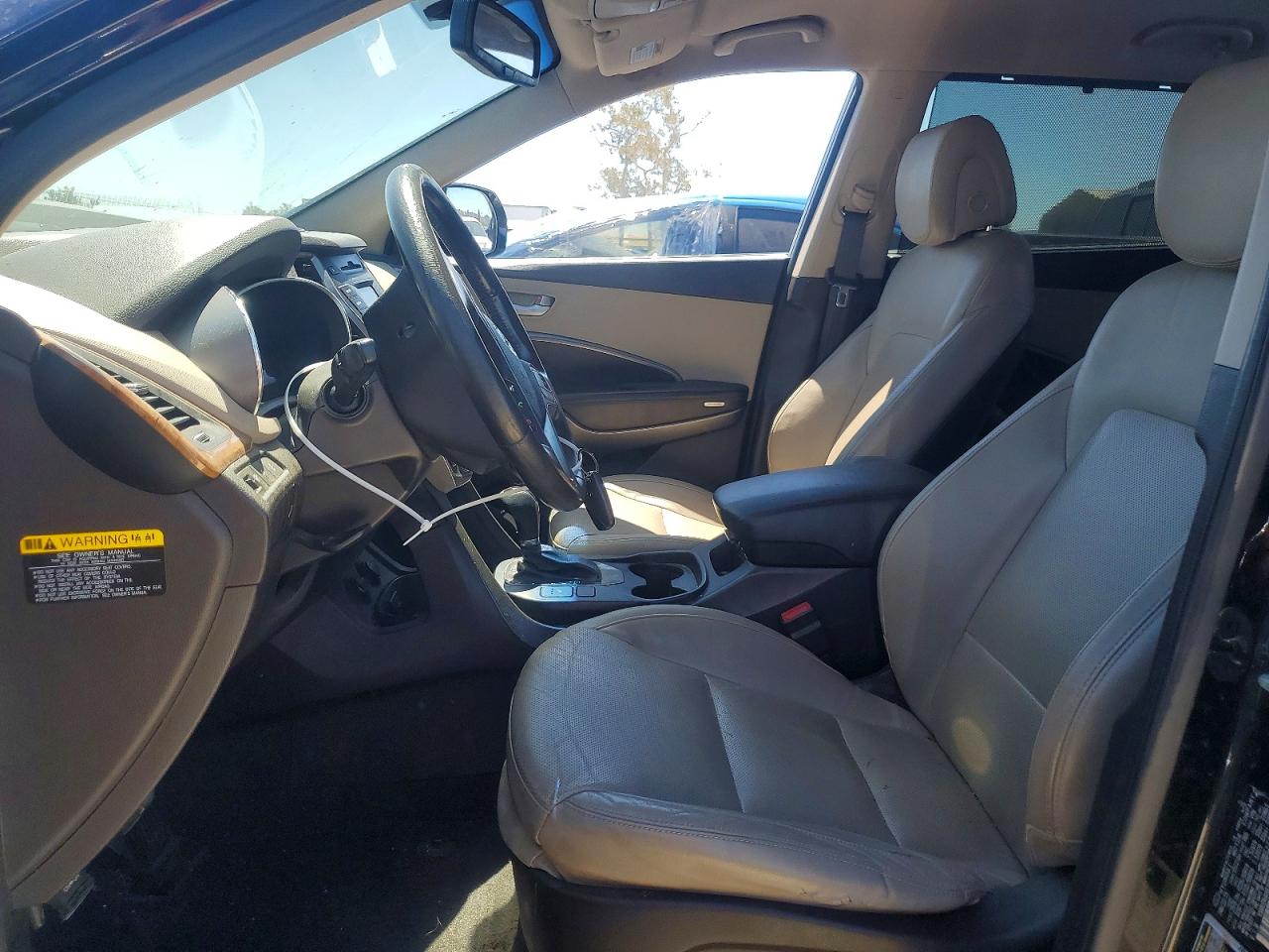 2015 Hyundai Santa Fe Limited Black vin: KM8SN4HFXFU113445