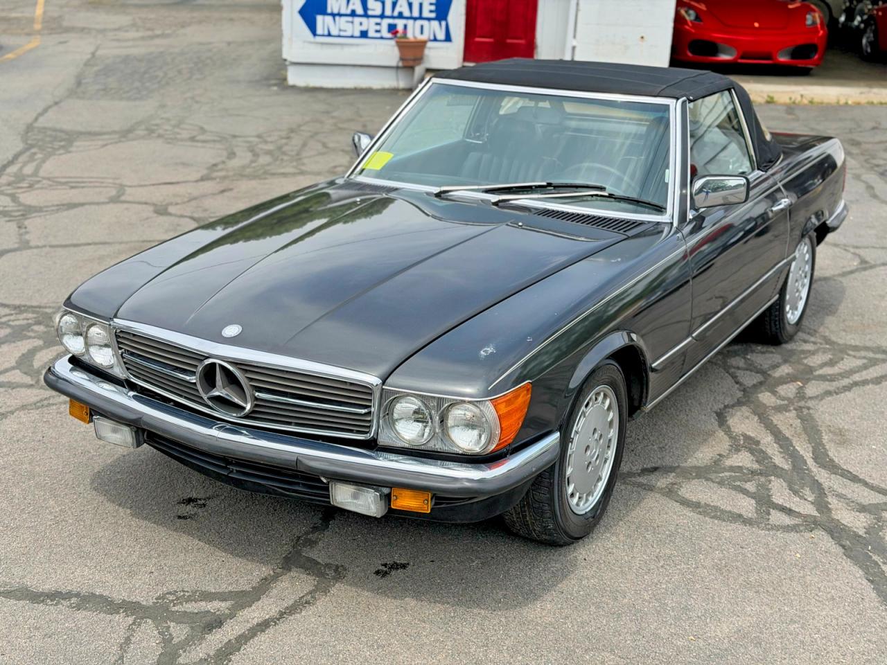 1985 Mercedes-benz 280 Sl Gray vin: WDB1070421A025219