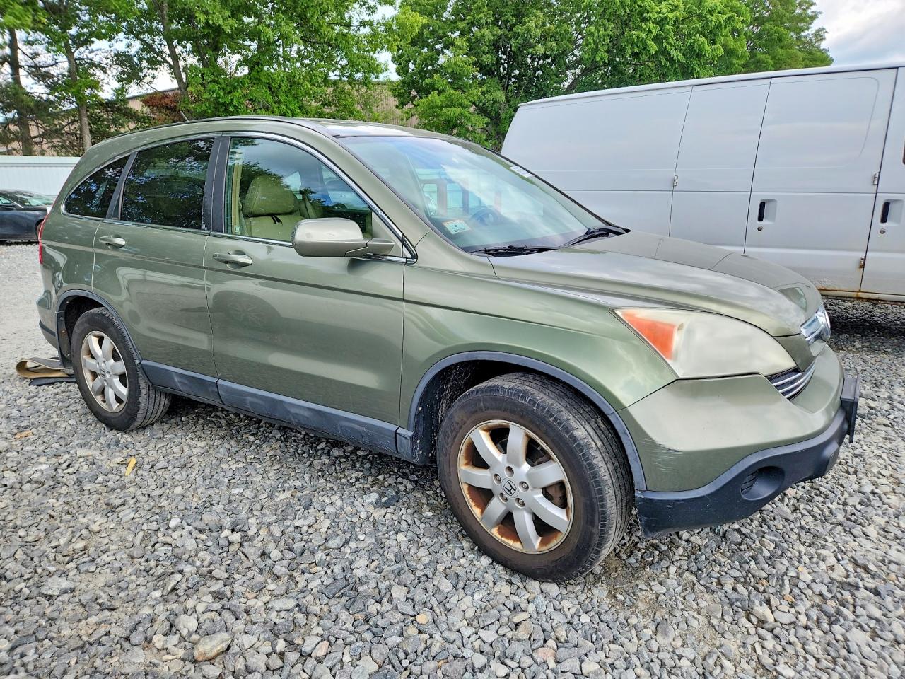 2008 Honda Cr-v Exl Green vin: 5J6RE48758L045280