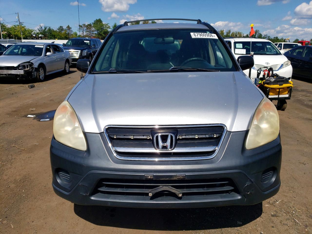 2005 Honda Cr-v Lx Silver vin: SHSRD78505U302832