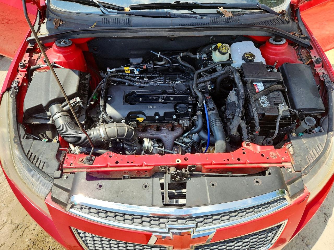 2014 Chevrolet Cruze Lt Red vin: 1G1PC5SB7E7232829