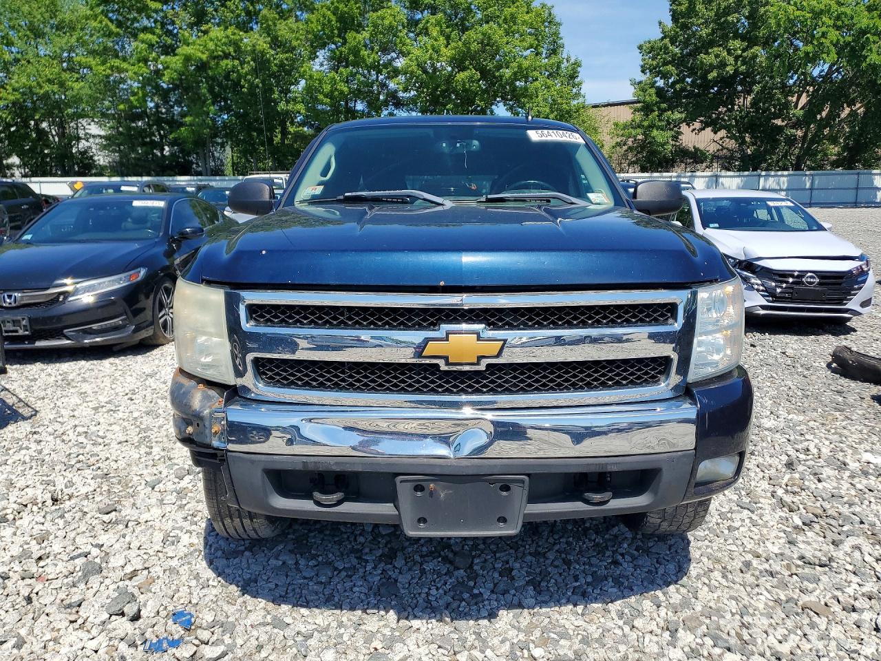 2008 Chevrolet Silverado K1500 Blue vin: 2GCEK190681277647