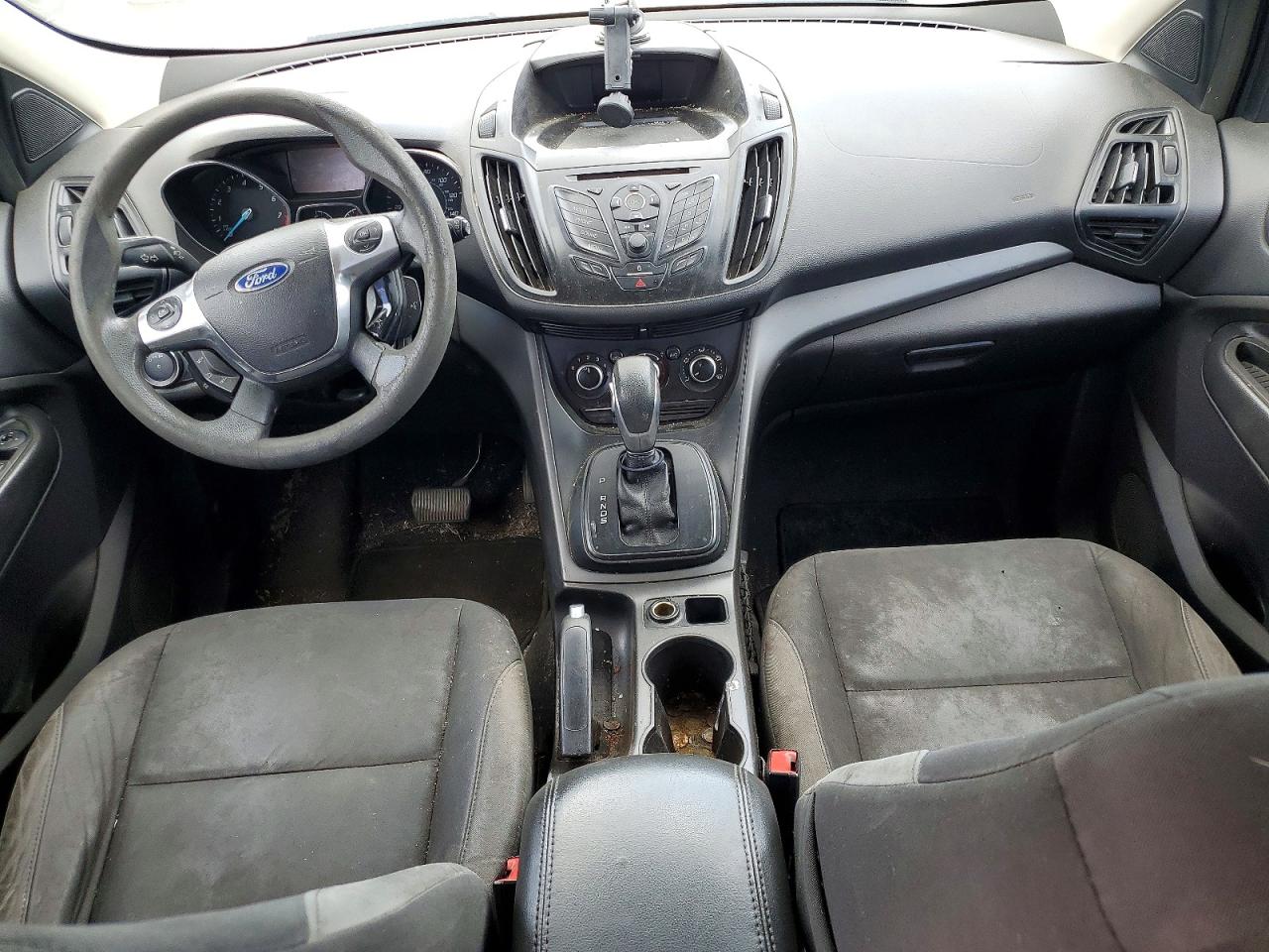 2014 Ford Escape S Silver vin: 1FMCU0F76EUD80656