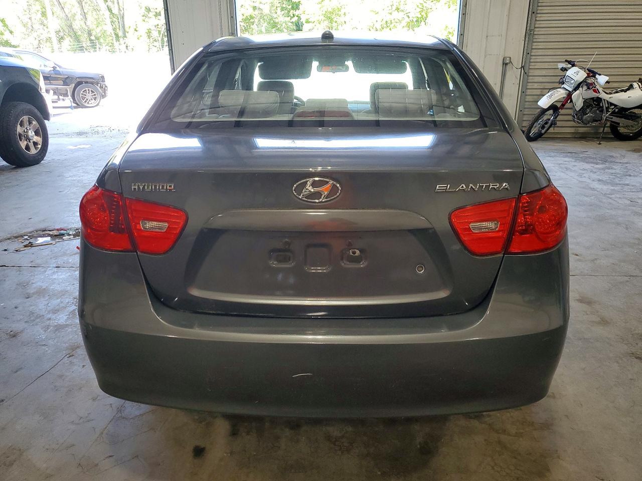 2007 Hyundai Elantra Gls Gray vin: KMHDU46D67U198704
