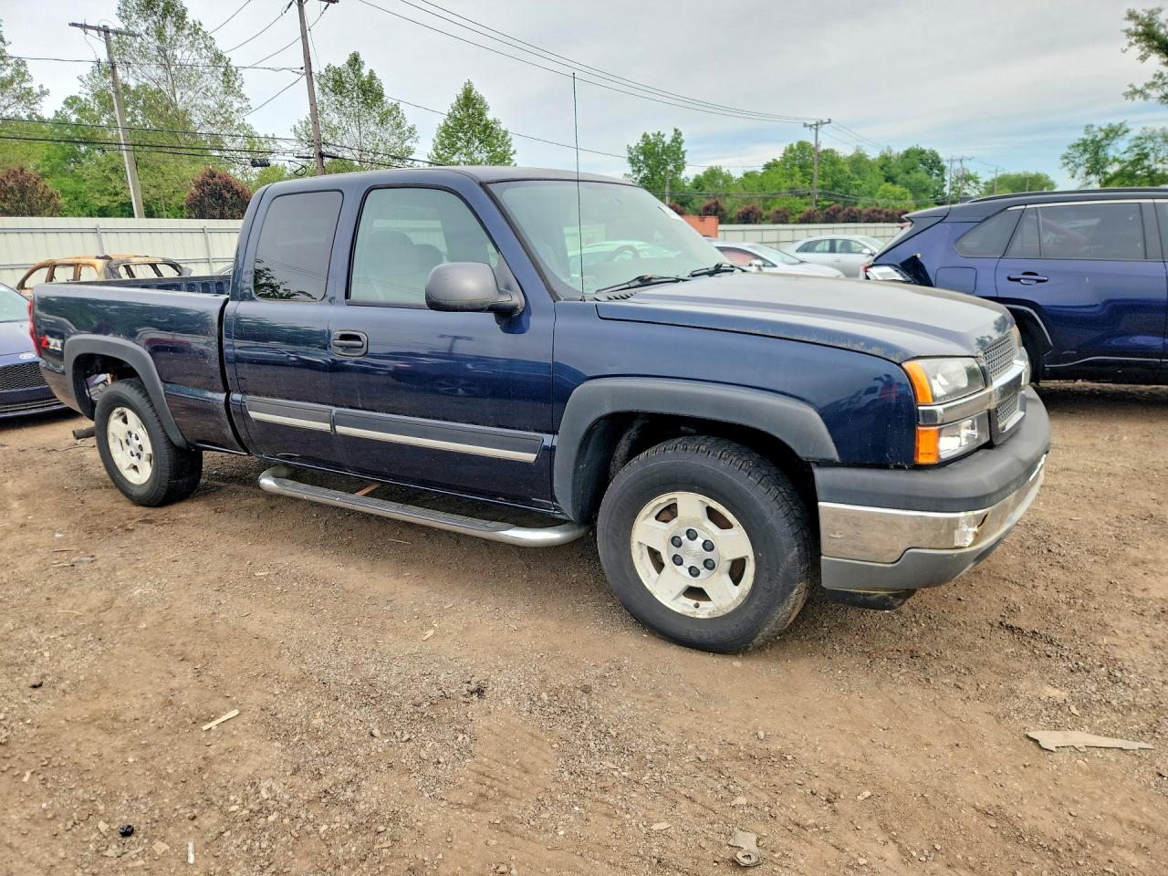 2005 Chevrolet Silverado K1500 Blue vin: 2GCEK19B351171962