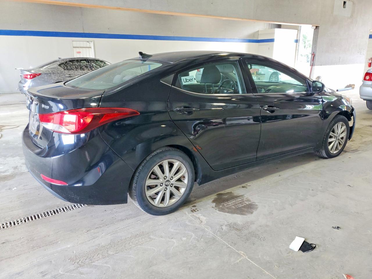 2015 Hyundai Elantra Se Black vin: KMHDH4AE5FU438117