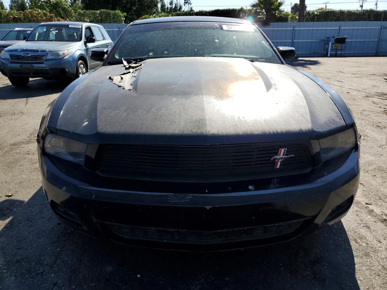 2011 Ford Mustang Black vin: 1ZVBP8AM8B5154902