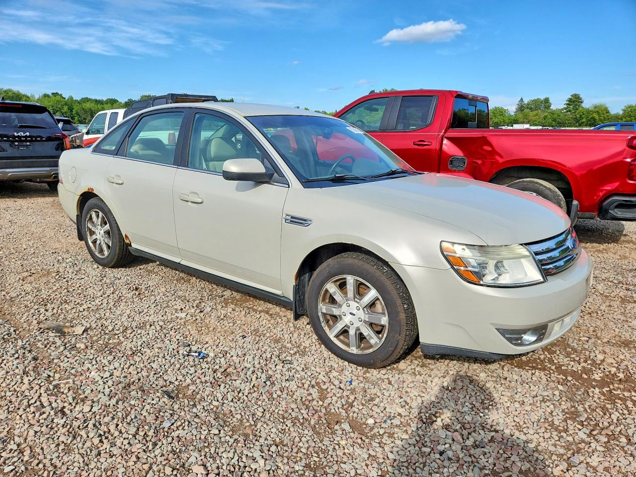 2008 Ford Taurus Sel White vin: 1FAHP24WX8G156726