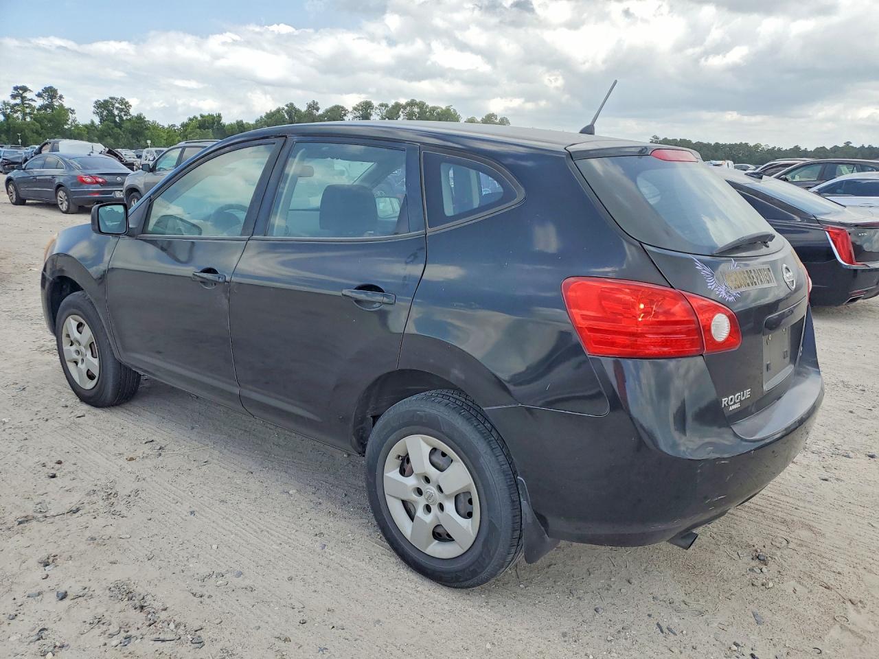 2009 Nissan Rogue S Black vin: JN8AS58V79W449010
