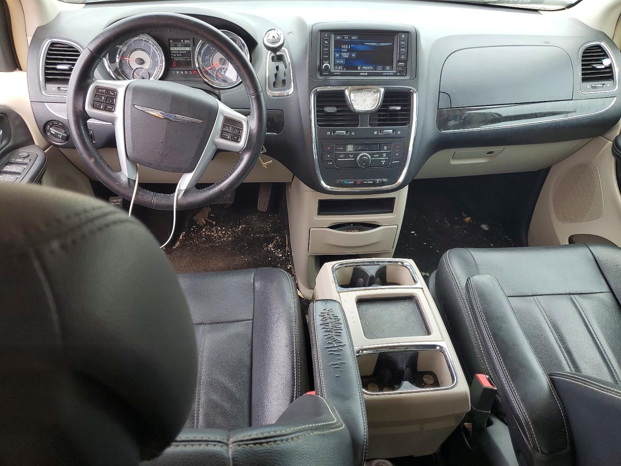 2014 Chrysler Town & Country Touring Синий vin: 2C4RC1BG2ER124119