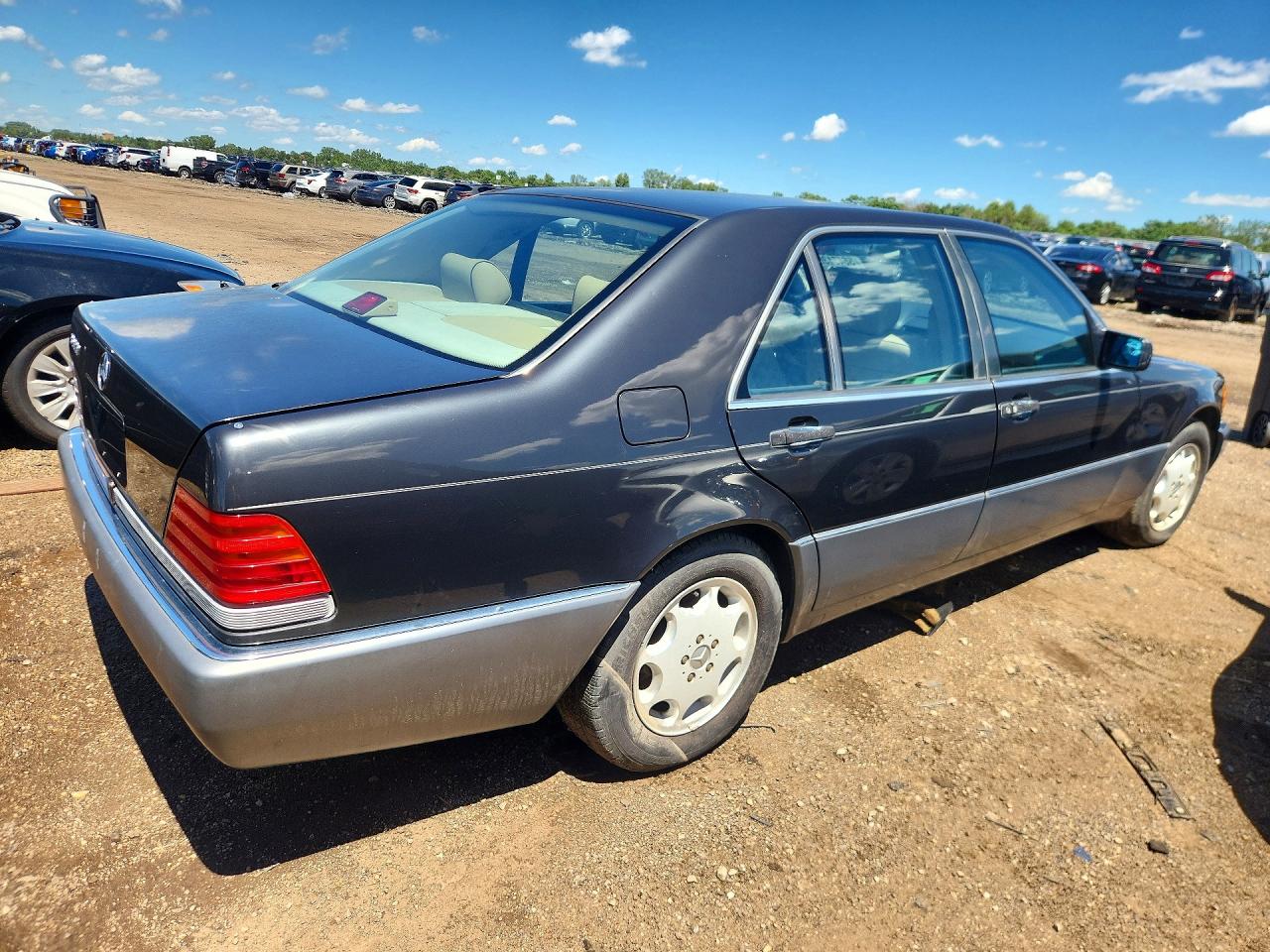 1994 Mercedes-benz S 500 Черный vin: WDBGA51E4RA167308