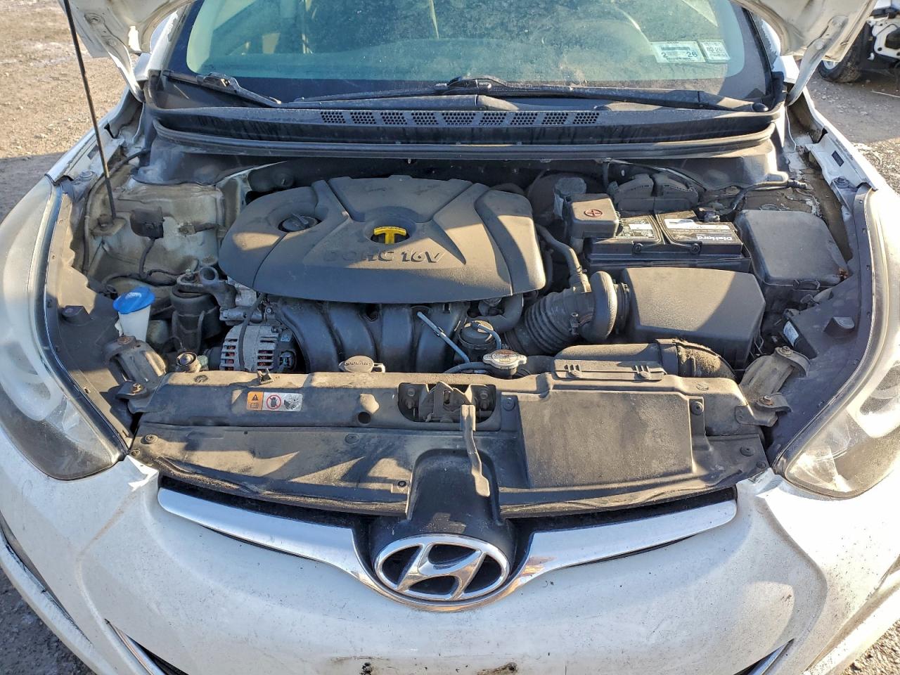 2015 Hyundai Elantra Se White vin: 5NPDH4AE6FH586369