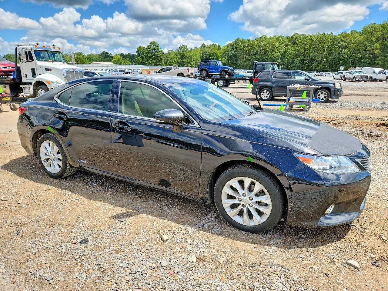 2013 Lexus Es 300h Black vin: JTHBW1GG3D2021496