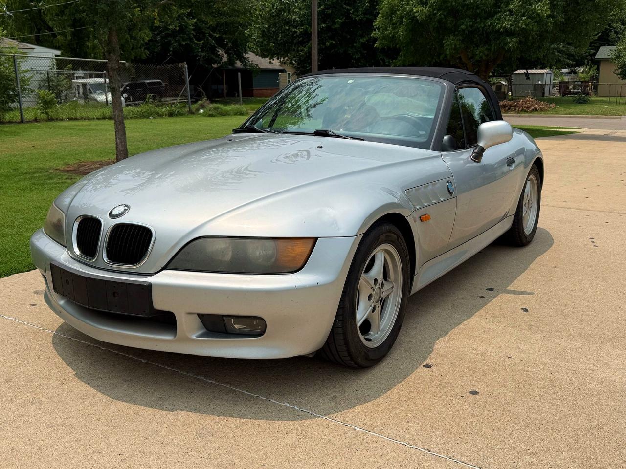1997 Bmw Z3 Roadstr Silver vin: WBACH71070LA33590