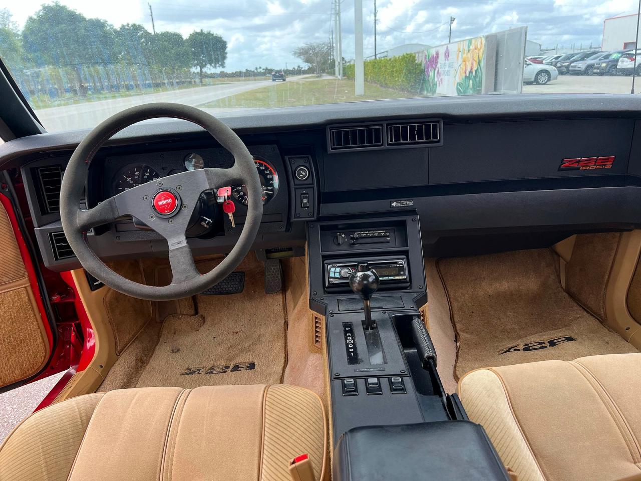 1986 Chevrolet Camaro Red vin: 1G1FP87F3GL117622