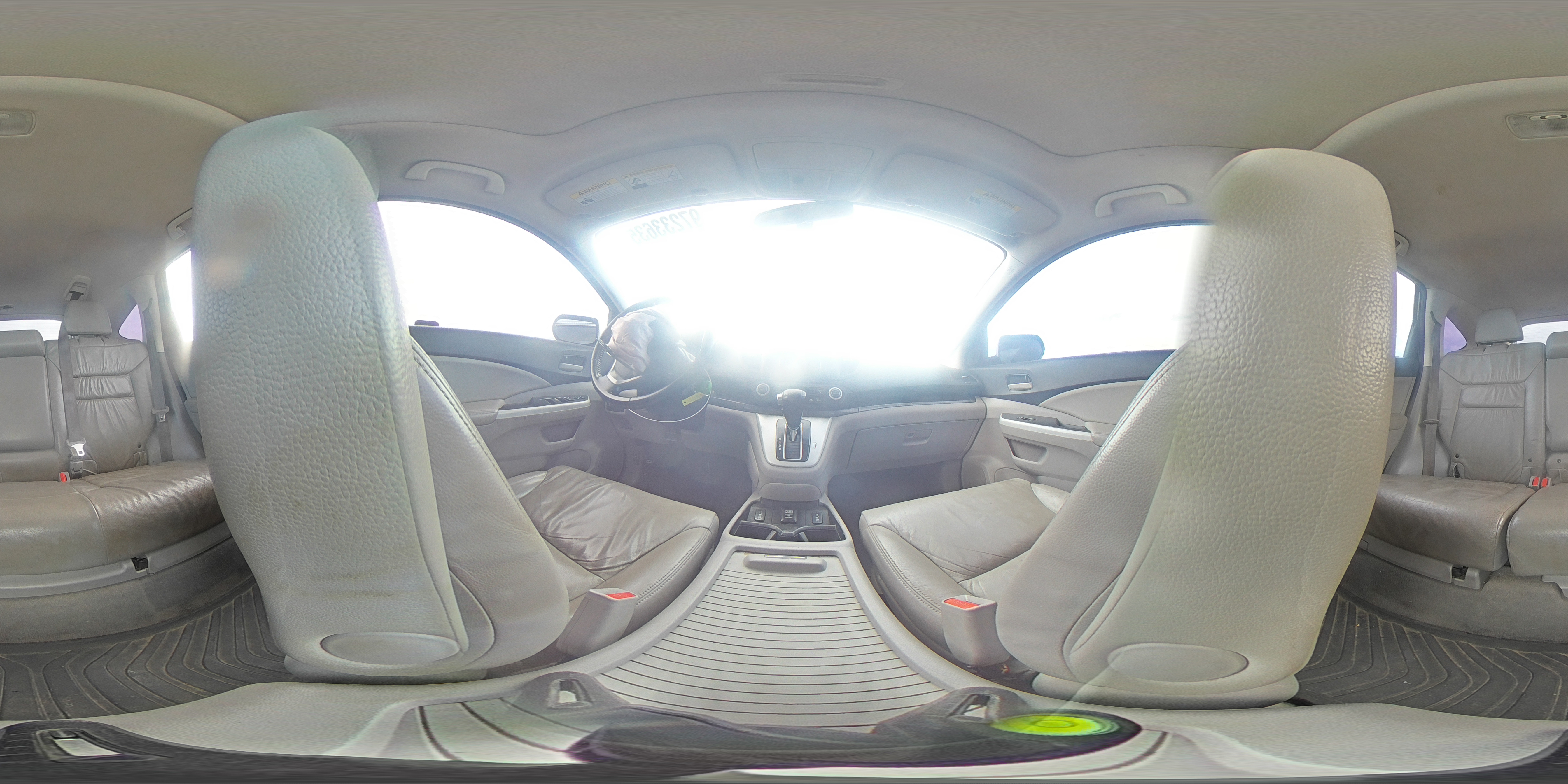 2012 Honda Cr-v Exl Silver vin: JHLRM4H74CC007673