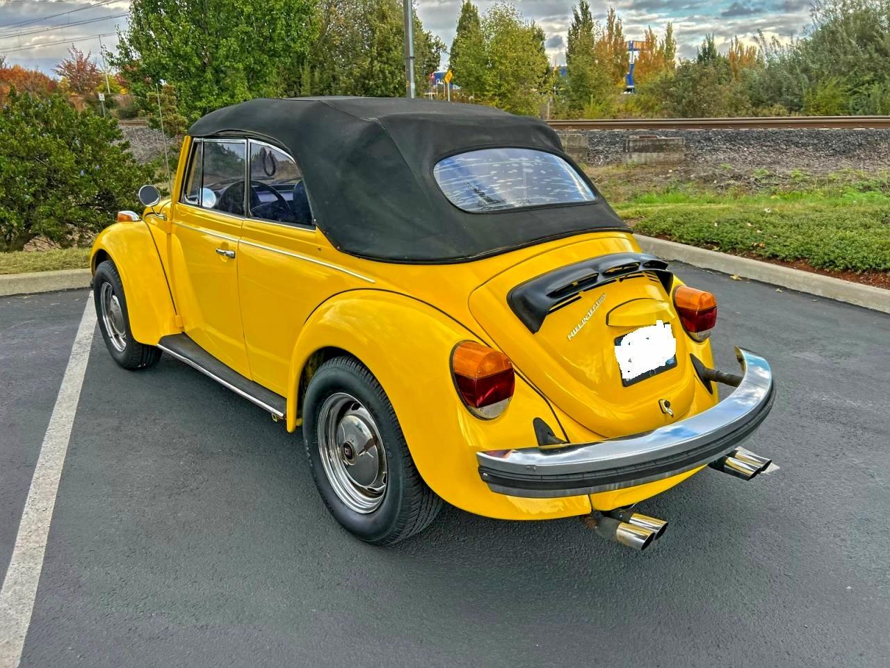 1979 Volkswagen Beetle Желтый vin: 1592000623