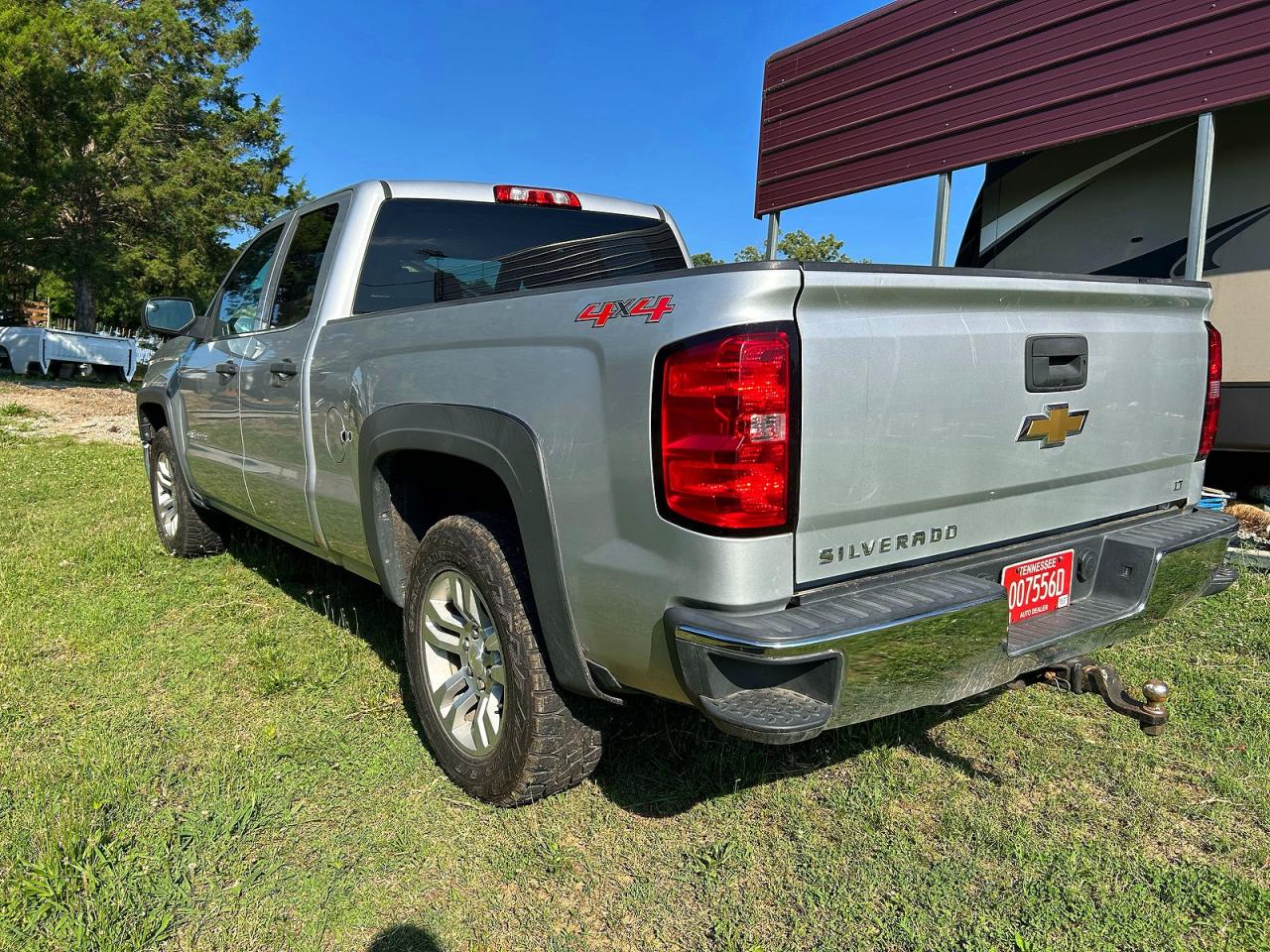 2014 Chevrolet Silverado K1500 Lt Silver vin: 1GCVKREC6EZ288620