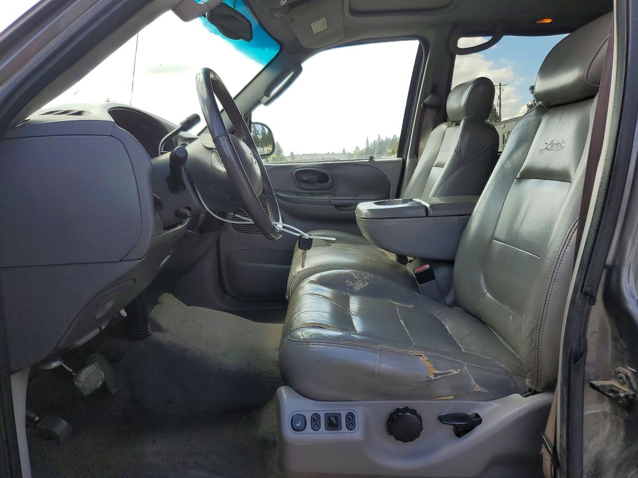 2002 Ford F150 Supercrew Gray vin: 1FTRW08L52KE14726