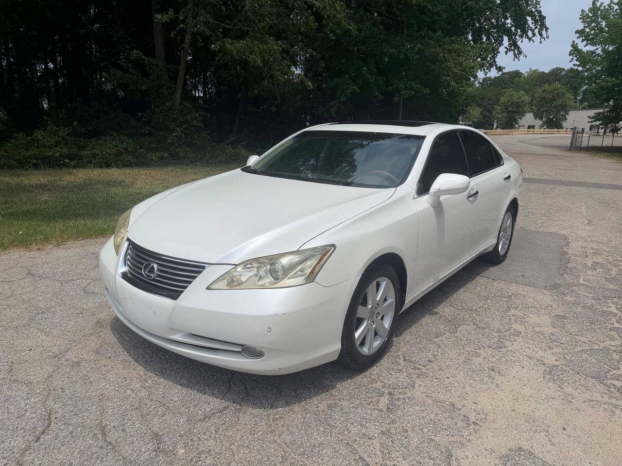 2008 Lexus Es 350 White vin: JTHBJ46G582224722