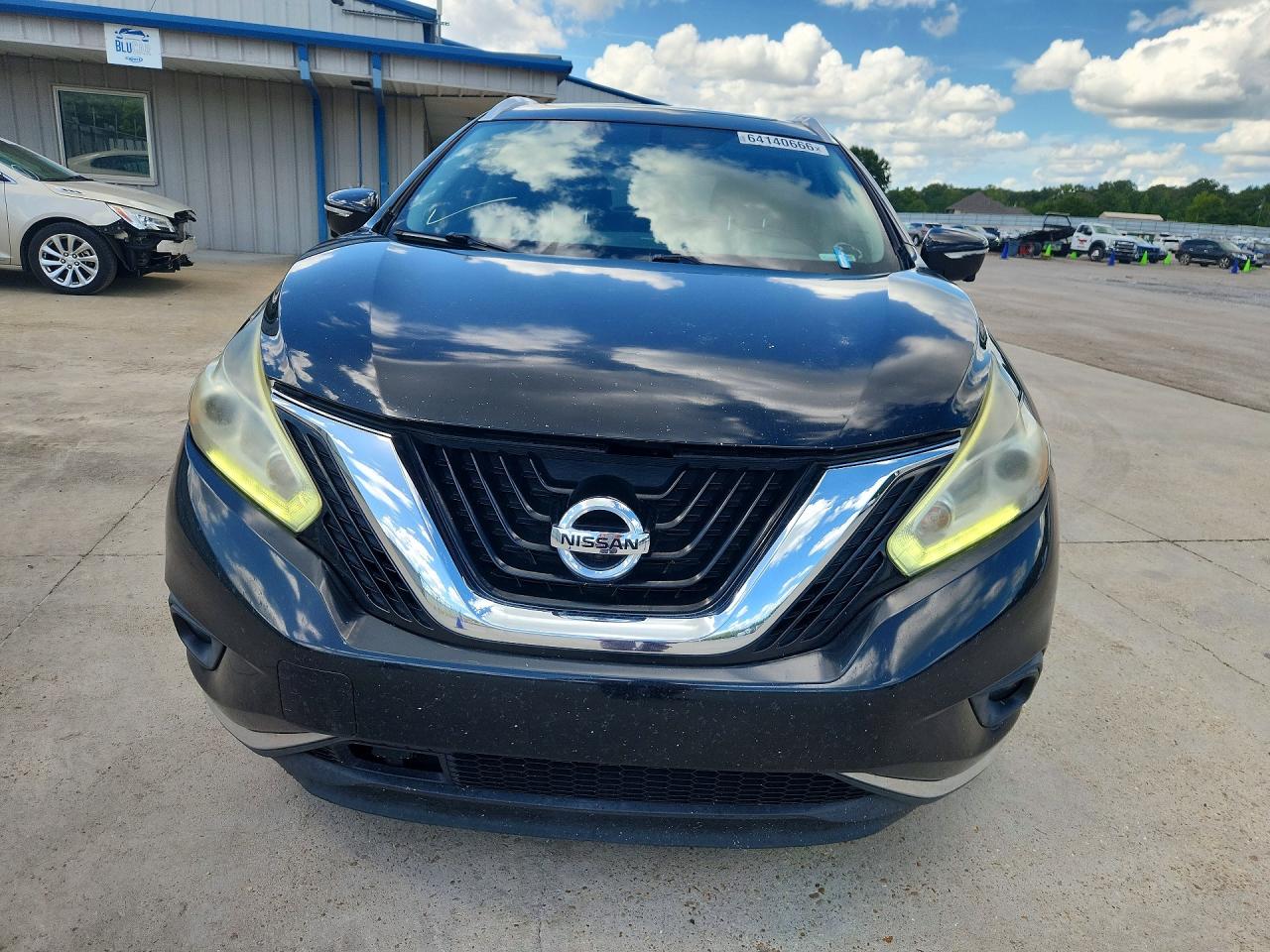 2015 Nissan Murano Sl Black vin: 5N1AZ2MGXFN240936