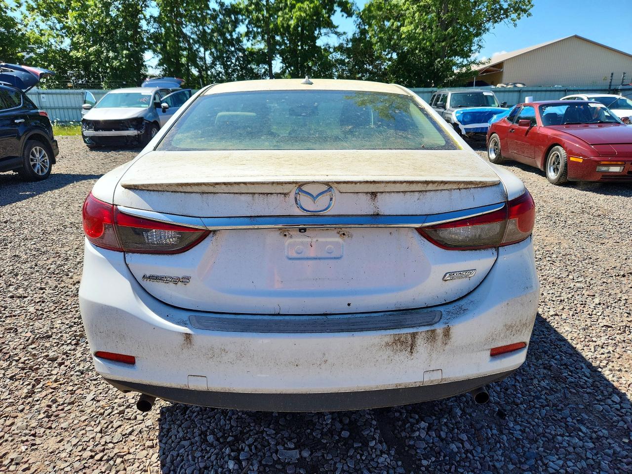 2014 Mazda 6 Grand Touring White vin: JM1GJ1W63E1124214
