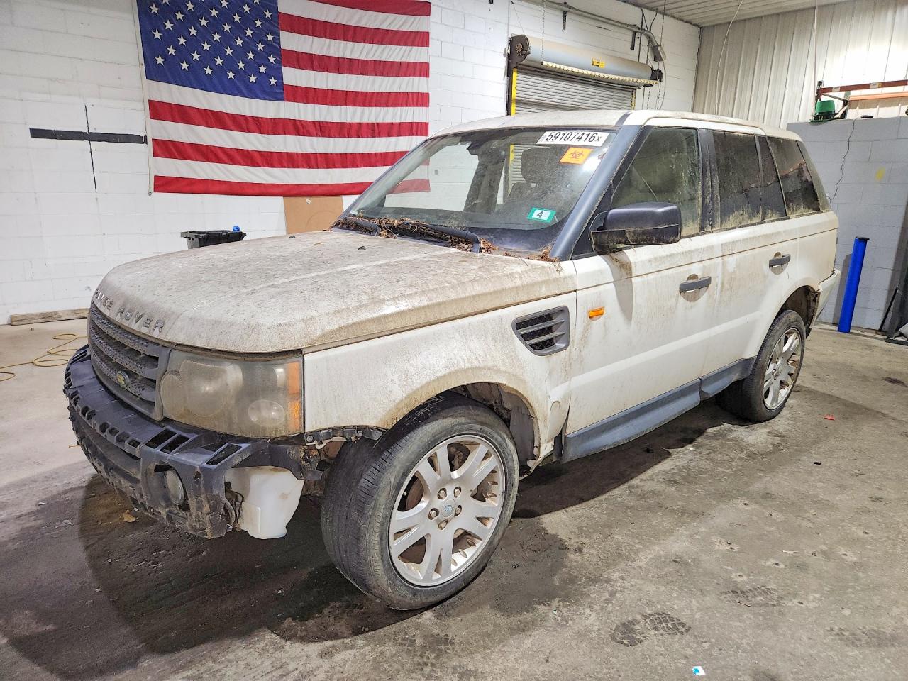 2006 Land Rover Range Rover Sport Hse White vin: SALSF25496A918923