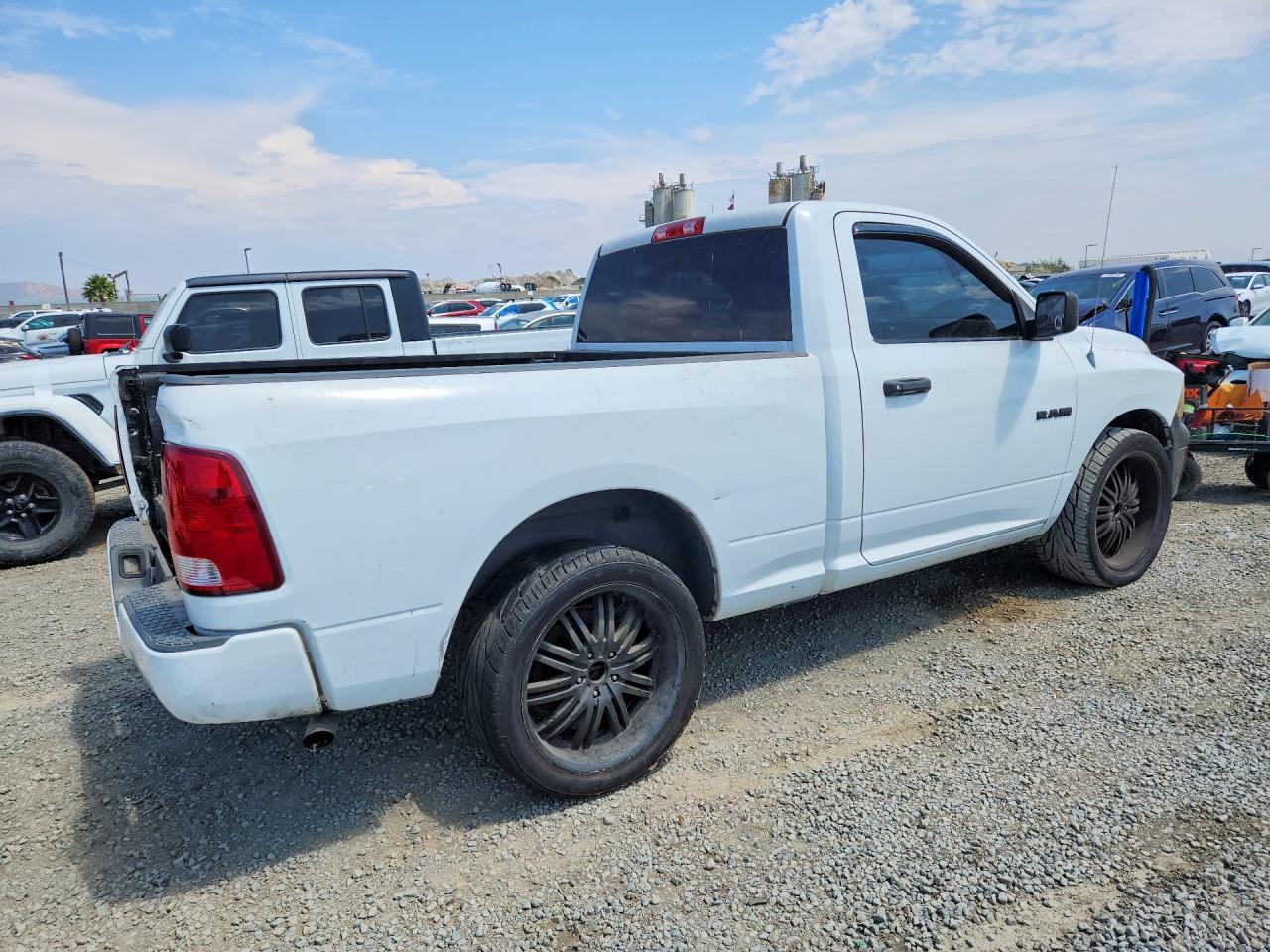 2010 Dodge Ram 1500 White vin: 3D7JB1EK1AG102179