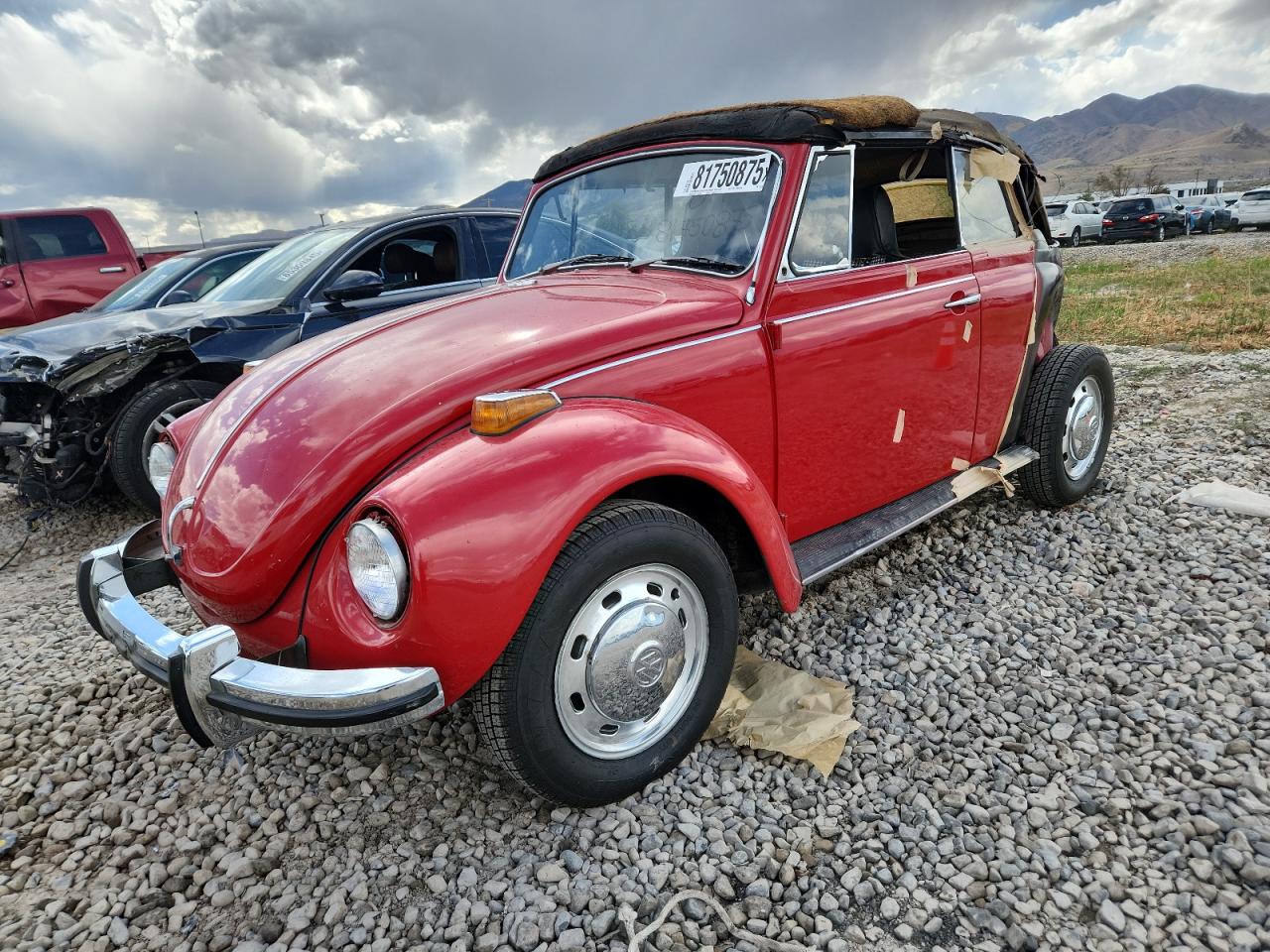 1971 Volkswagen Beetle Red vin: 1512202308