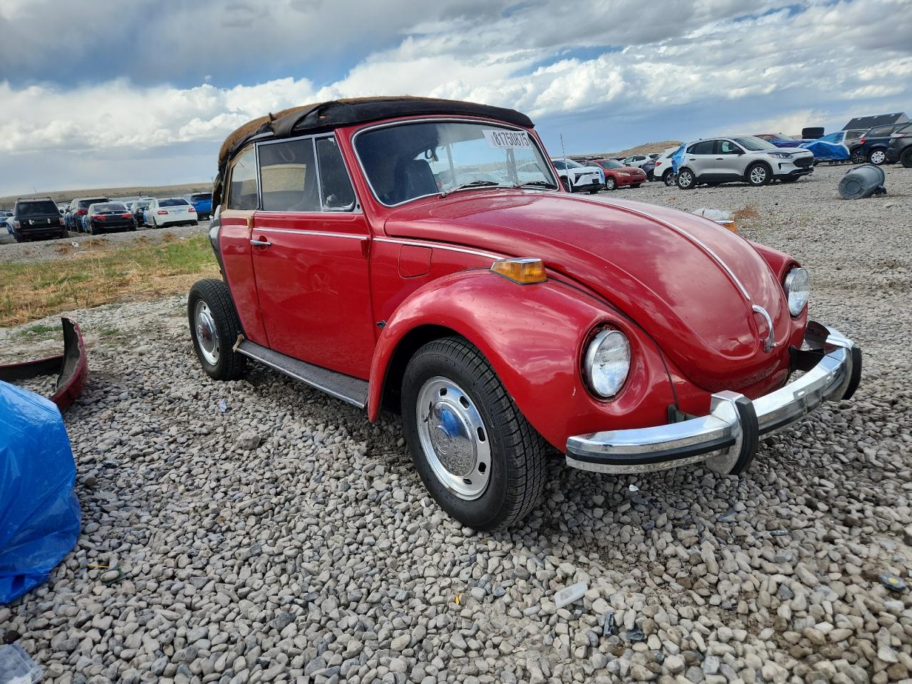 1971 Volkswagen Beetle Red vin: 1512202308