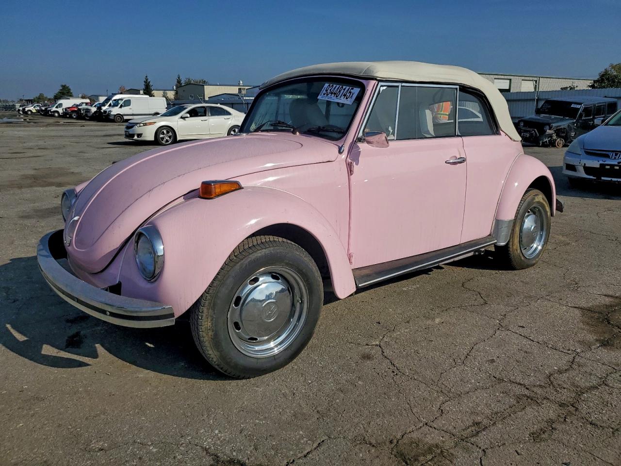 1971 Volkswagen Beetle Pink vin: 1512438077