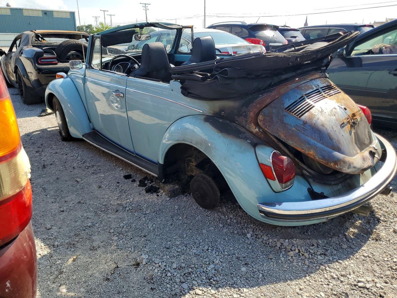 1971 Volkswagen Beetle Blue vin: 1512861792