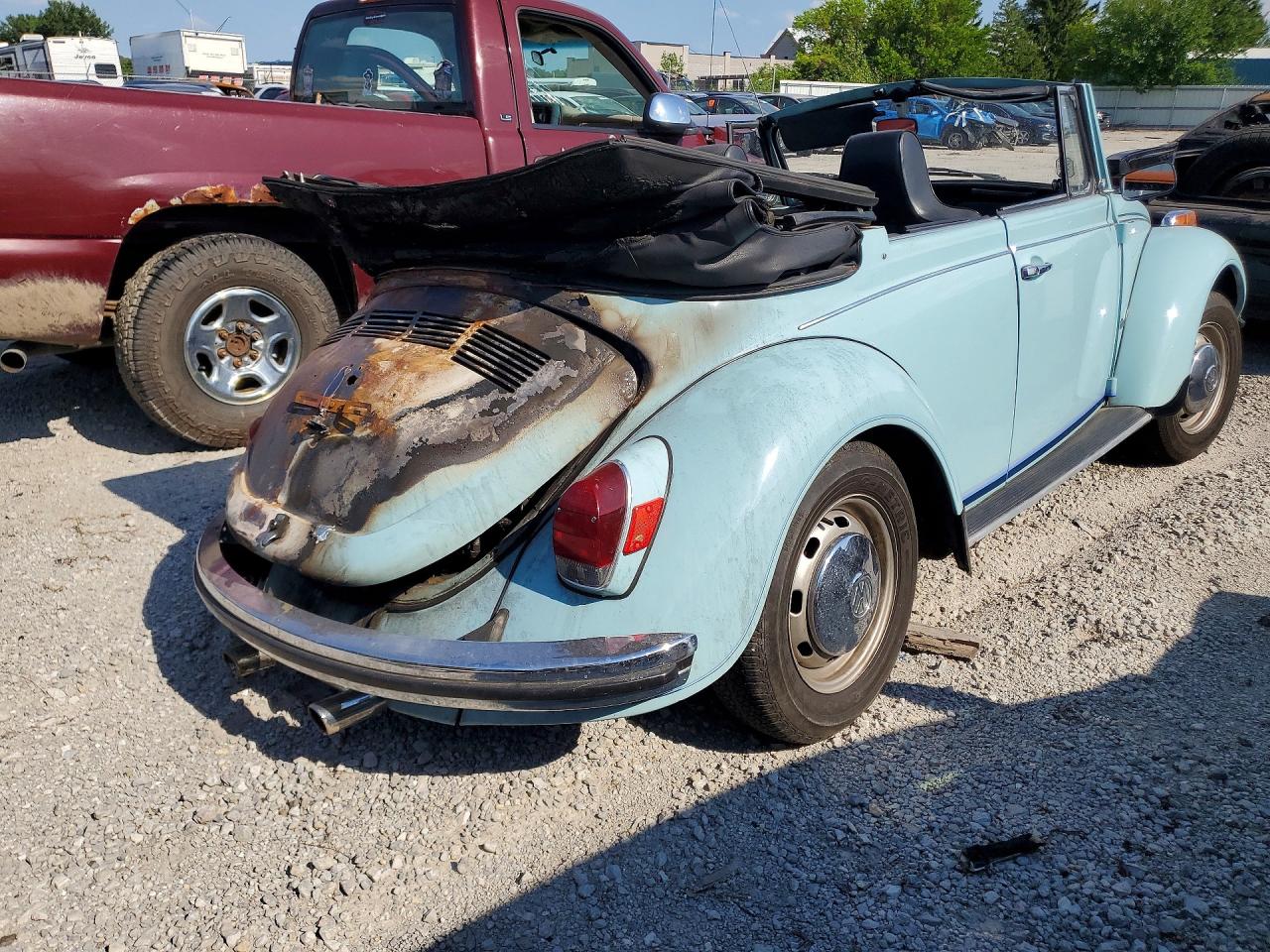 1971 Volkswagen Beetle Blue vin: 1512861792