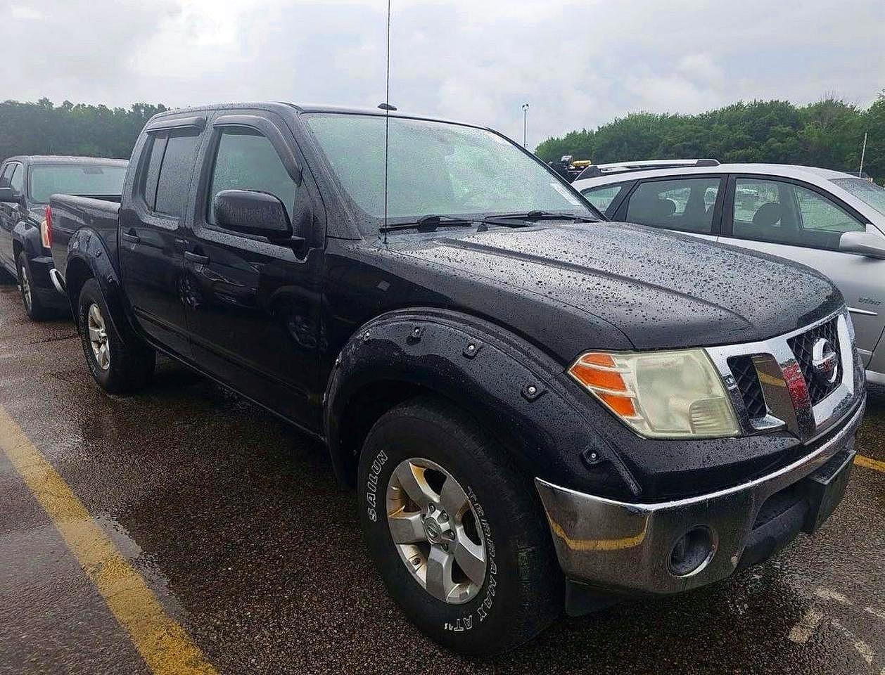 2011 Nissan Frontier S Black vin: 1N6AD0EV5BC449377