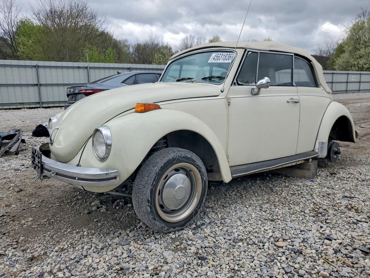1971 Volkswagen Beetle White vin: 1513041108