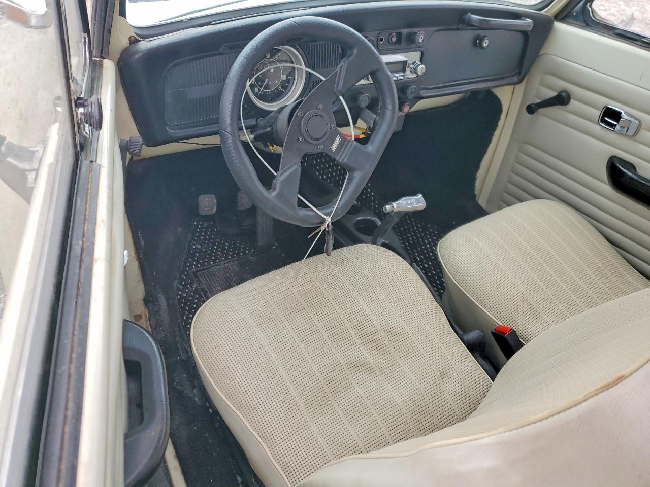 1971 Volkswagen Beetle White vin: 1513041108