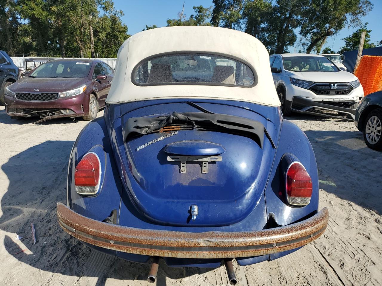 1971 Volkswagen Beetle Blue vin: 1513041312