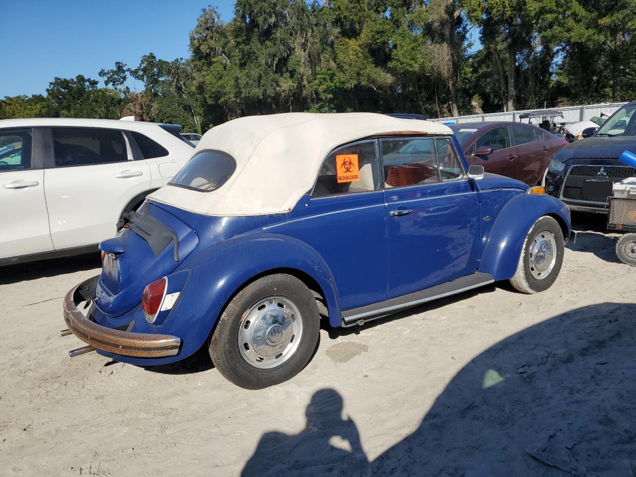1971 Volkswagen Beetle Blue vin: 1513041312